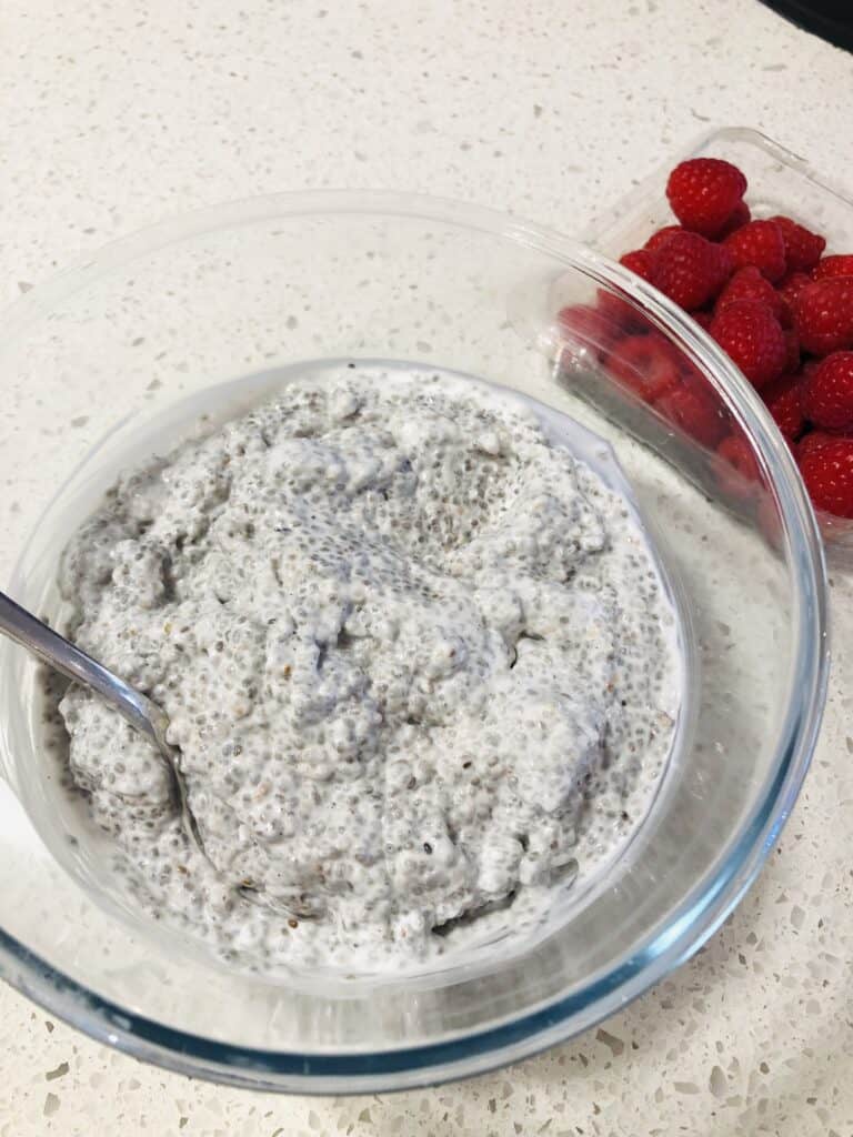 Chia pudding 