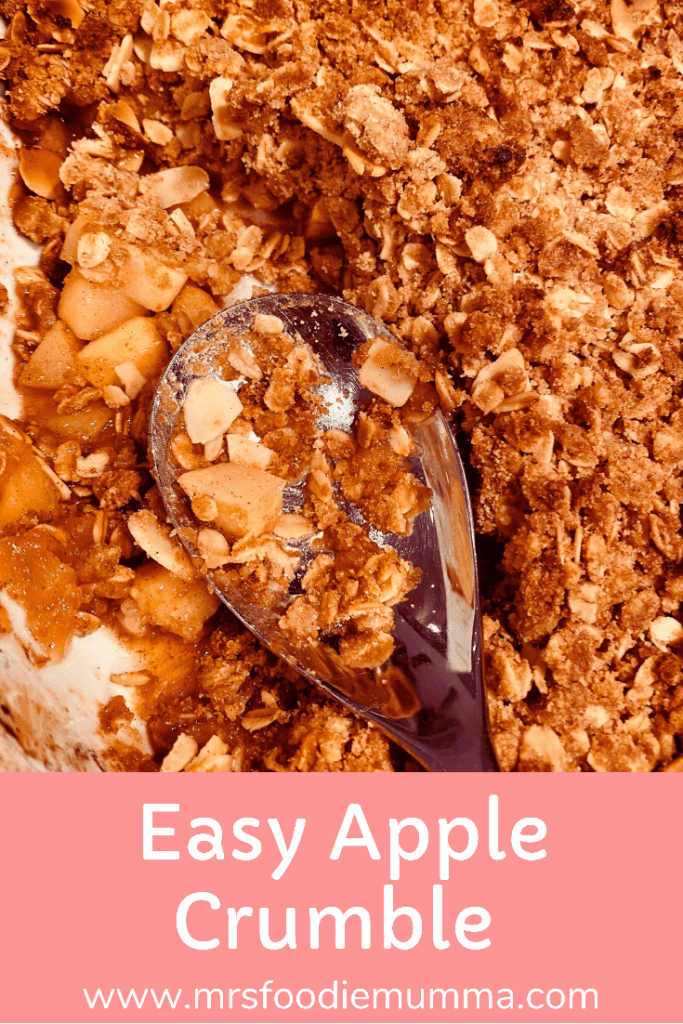 Apple crumble recipe 