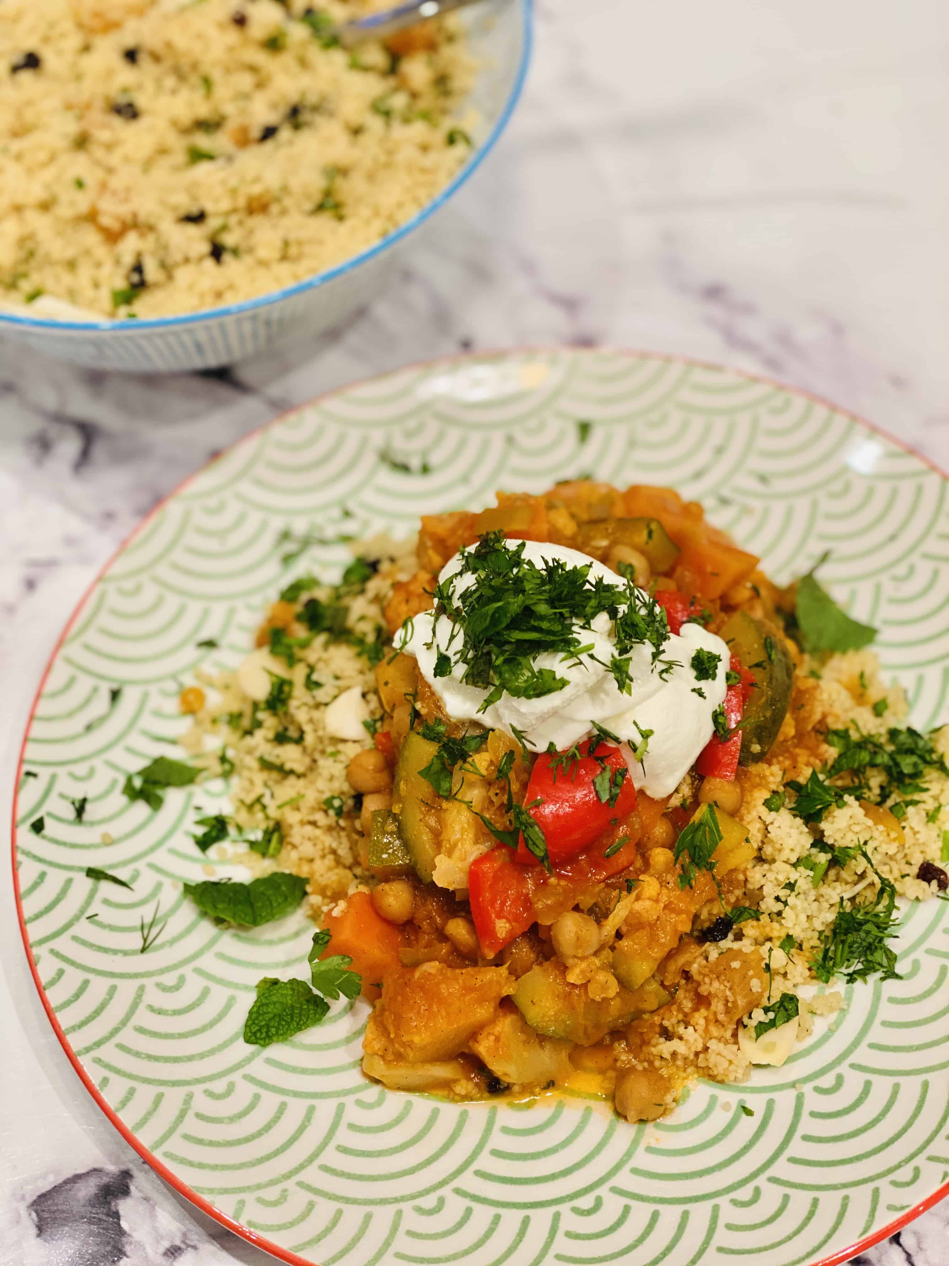 Moroccan vegetable tagine 