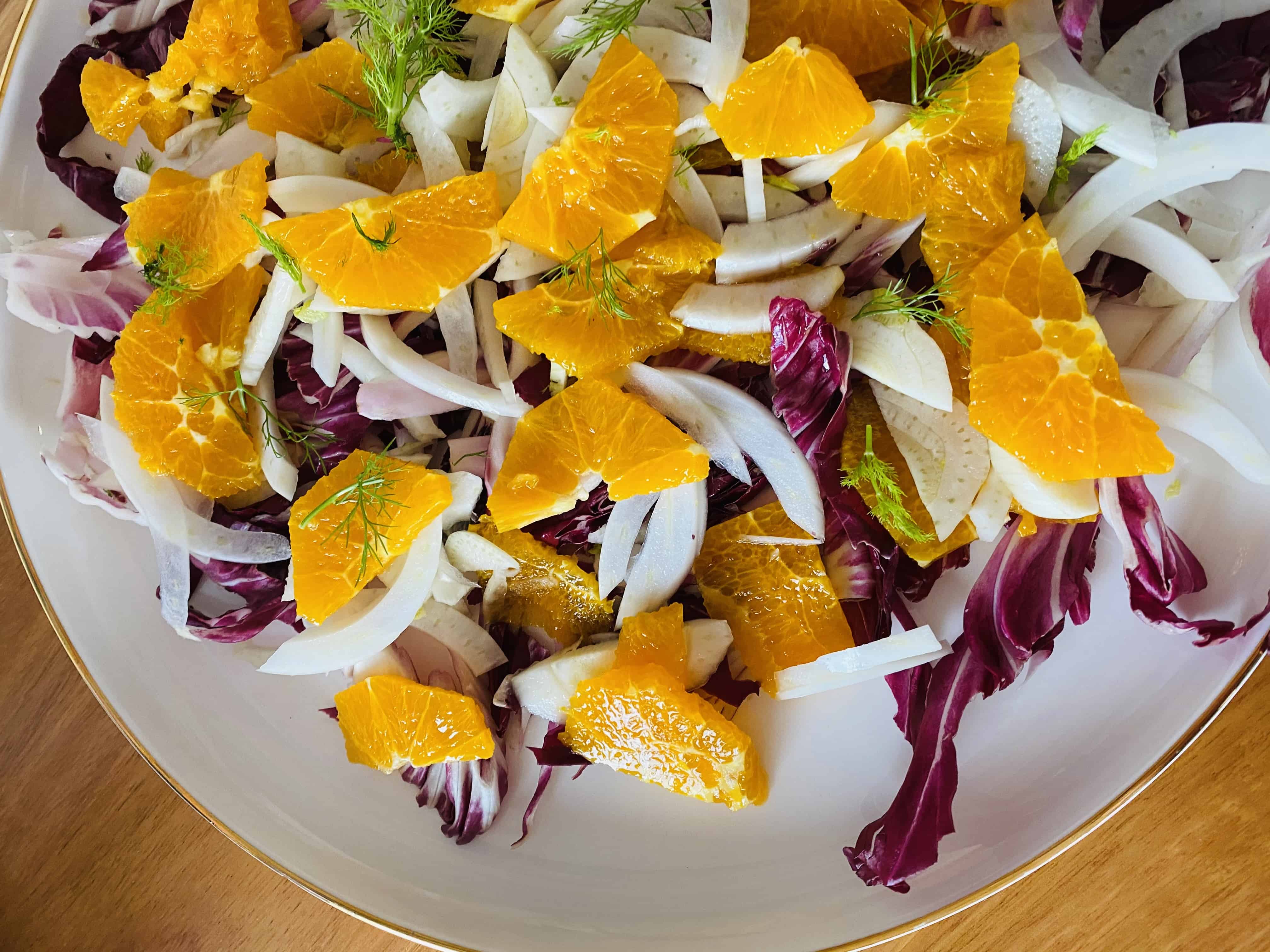 Orange and fennel salad