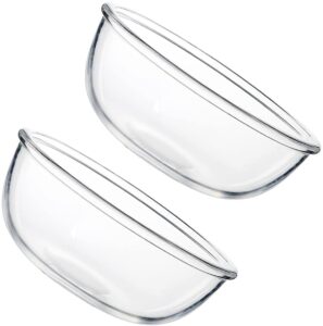Glass mixing bowls 