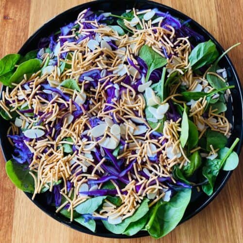 Crispy fried noodle salad