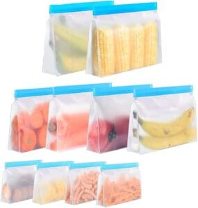Reusable freezer bags 
