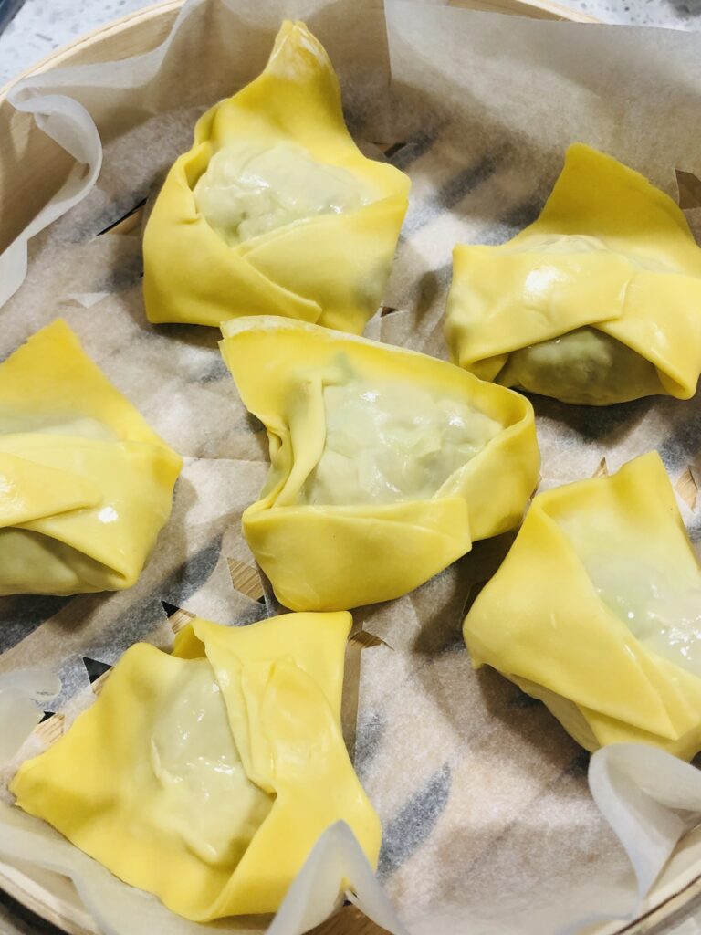 Homemade wontons